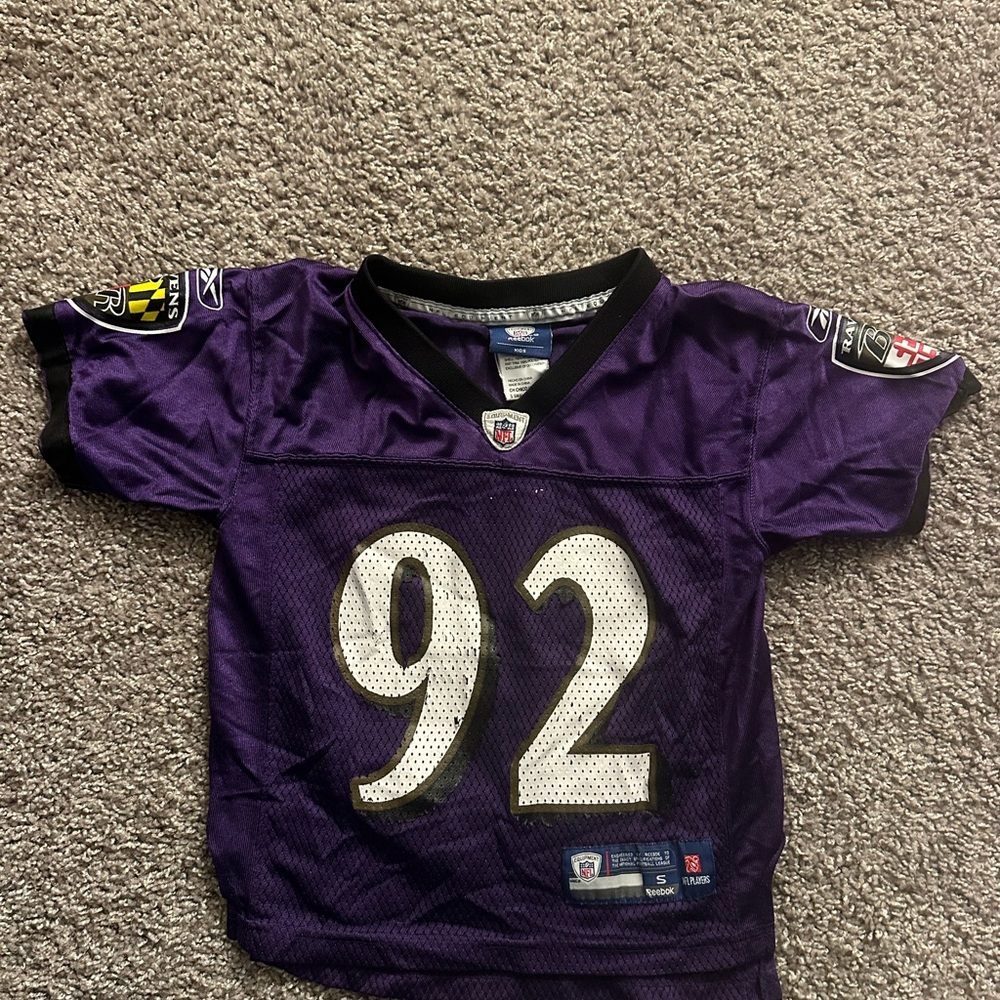 Reebok Kids Purple Football Jersey